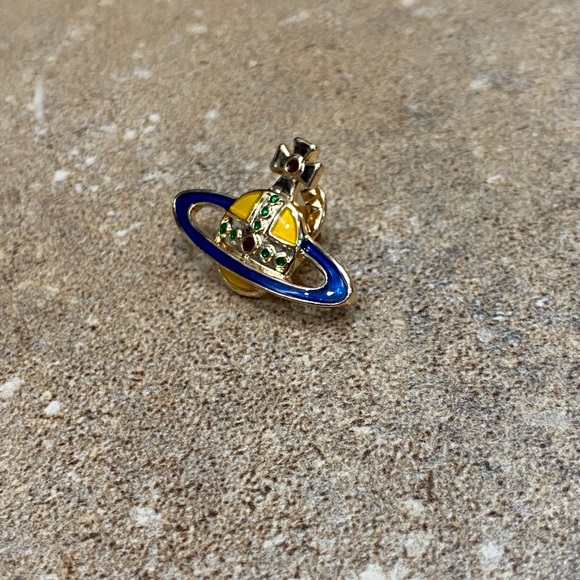 Vivienne Westwood Saturn Orb Brooch / Pin - Picture 3 of 4